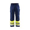 Pantalon de travail haute visibilité hiver 1862 - Jaune fluo/Marine image 0