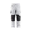 Pantalon de travail stretch pour peintre 1095 - Blanc/Gris foncé image 0
