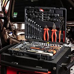 Coffret d'outillage généraliste 1/4'' - 1/2'', 103 pièces image