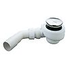 Bonde de douche Turboflow grand débit sortie horizontale articulée image 0