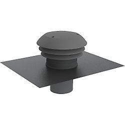 Chapeau sortie de toiture plastique image