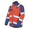 BLOUSON ABRA ROUGE FLUO/BLEU MARINE image 5