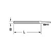 Lime sans manche pour étrier de frein, 150 x 12 mm image 2