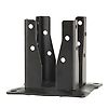 Pied de poteau pour angle jardin - Finition noire AG527PB image 1