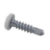 Vis autoperceuse - Tête cylindrique bombée - Blanc RAL9016 image 1