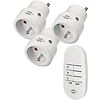 Lot de 3 mini prises télécommandées + 1 télécommande Comfort-Line, 3 prises électriques image 0