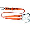 Longe 2 sangles absorbeur d'énergie  Acier, Polyester 2mx2m Orange image 0