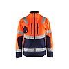 Veste de travail softshell haute visibilité 4900 - Orange fluo/Marine image 0
