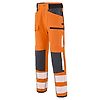 PANTALON TWIST HV ORANGE FLUO / GRIS CHARCOAL image 1