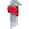 Jeu de 10 clés mâles coudées TORX, longues image 0