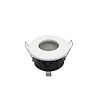 Support spot encastré étanche IP65 rond blanc Ø82mm image 0