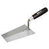 Truelle italienne carrée - lame acier - manche bois - 220 mm image 0