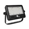 PROJECTEUR LED SOLAIRE AVEC DÉTECTEUR 10W 4000K IP44 + CHARGEUR USB image 1