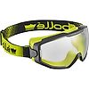 Lunettes-masque de protection PC/TPR SPECTRUM Incolore Platinium - Noir/Jaune  image 1