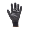 Lot de 10 paires de gants Manutention polyester noir - paume endPU noir image 5