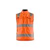 Gilet de travail sans manches haute visibilité 8505 - Orange fluo/Marine image 0