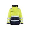 Veste de travail doublée haute visibilité femme 4872 - Jaune fluo/Marine image 0