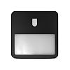 Collerettes Noires asymétrique + ouverture pour luminaire QUADRA image 1
