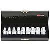 Coffret de 9 douilles TORX®, L.38 mm -  1/2'' - E10 à E24 image 0