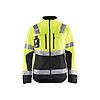 Veste de travail softshell haute visibilité 4900 - Jaune fluo/Noir image 0