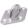 (Lot de 5) Pontet sur platine diamant embouti et soudé - Inox A2 image 1