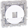 Cadre support pour noyau RJ45 format KEYSTONE - Blanc - SQUARE RENO image 0