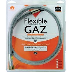 Flexible inox butane propane 15x21 Femelle - 20x150 Femelle image