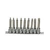 Rail de 9 douilles tournevis TORX® 1/2'', L.110 mm - T20 à T60 image 0