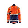 Veste de travail haute visibilité 4064 - Orange fluo/Marine image 0