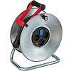 Enrouleur de câble Silver Brico-250 avec 2 prises USB et 3 prises - 25m H05VV-F 3G1,5 image 0