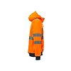 Sweat de travail haute visibilité avec zip MELODY - Orange Fluo image 12