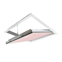 Trappe coupe-feu 30min (1/2h) pour plafond - pose en applique image