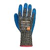 Gants anticoupures Aramide latex HR Noir/Bleu image 1