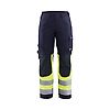 Pantalon de travail multinormes inhérent femme 7188 - Marine/Jaune fluo image 0
