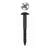 Boite de 100 - Vis inviolable - Empreinte torx - Zinguée Noire image 0