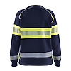Sweat de travail haute visibilité femme 3409 - Marine/Jaune image 1