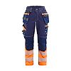 Pantalon de travail stretch haute-visibilité coton poches flottantes femme feMyanMare 7196 image 0