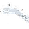 Équerre angle sortant ITE AB45C image 1