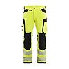 Pantalon de travail stretch haute visibilité 4D 1197 - Jaune/Noir image 0