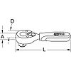Cliquet réversible porte-embouts 72 dents bi-matière ULTIMATE® 3/8'', 10 mm image 3