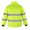 Parka multicouches 4 en 1 imperméable et haute visibilité  ROADWAY - Jaune Fluo image 7