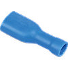 Boite de 50 cosses femelles completement isolées 1,5 à 2,5mm² - Bleu image 1