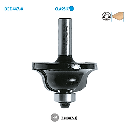 ø 29 ø Queue 8 Long. Utile 12 Nbr coupes 2 Rayon 4mm image