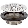 Bonde lavabo/bidet Laiton chromé avec grille inox image 0