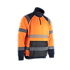 Sweat de travail col montant HV PRECISION- ORANGE FLUO/MARINE image 0