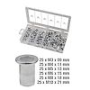 Assortiment d'inserts taraudés aluminium, 150 pcs image 2