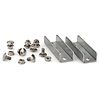 Rail solaire perforé INDEXTRUT avec vis DIN-603 A2 et écrou DIN-6923 A2. Valable pour rail GP-XS image 0
