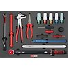 Composition d'outils de service rapide 5 tiroirs pour servante, 283 pièces image 13