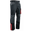 Pantalon de travail poches genoux TIMING - Noir/Gris image 0