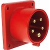 FICHE SEMI-ENCASTREE CEI 3PNT/400V - IP44 image 1